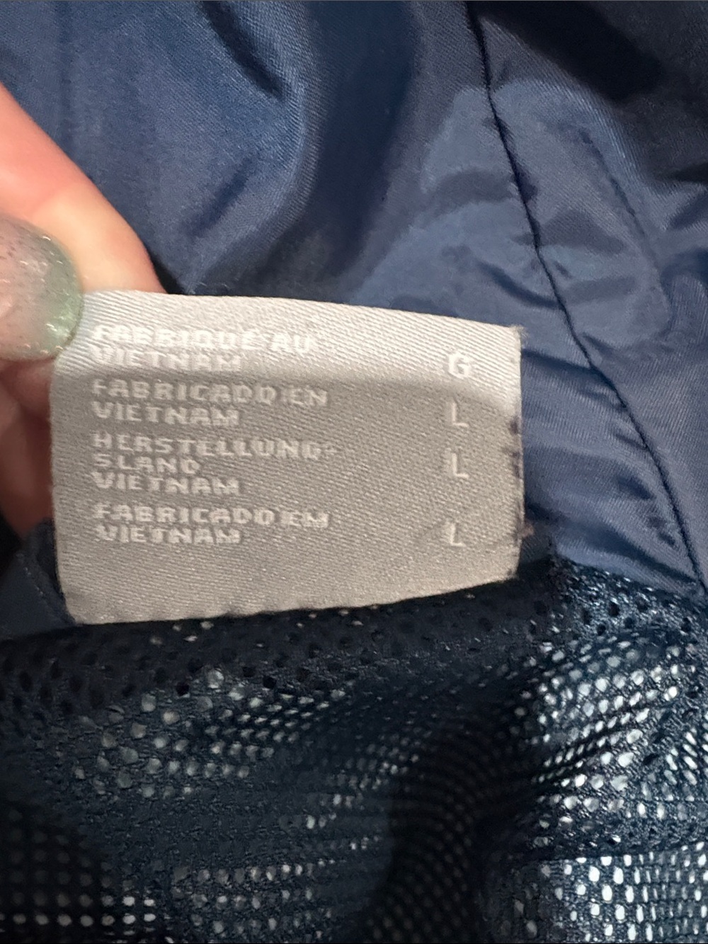 Columbia Women’s Dark Blue Hooded Rain Jacket - Picture 5 of 8